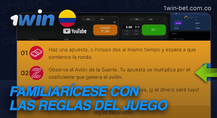 Aprende las reglas y la navegación de Aviator en 1win